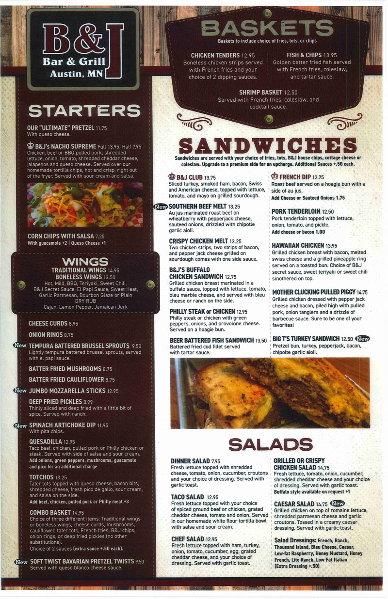 Menu pg 1